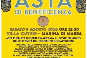 Un'asta per l'Associazione Padre Damiano da Bozzano. A Villa Cuturi le opere di 19 artisti