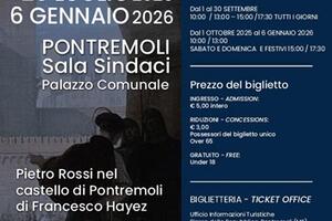 Prorogata al 6 gennaio 2025 la mostra &quot;Pietro Rossi nel castello di Pontremoli di Francesco Hayez