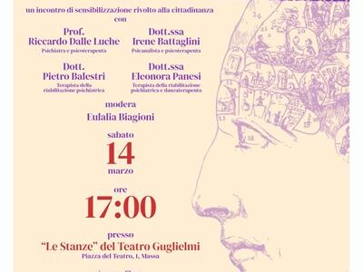 Convegno sulla salute mentale a Massa il 14 marzo