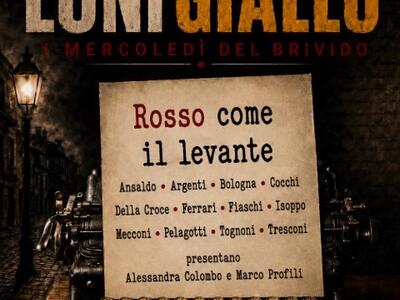“Luni Giallo – I mercoledì del brivido”: ad Aulla una serata dedicata a “Rosso come il levante”