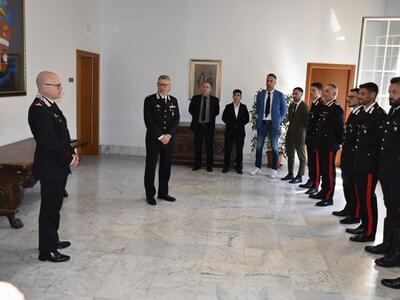 Massa: visita del Generale di Brigata Pierluigi Solazzo, Comandante della Legione Carabinieri Toscana