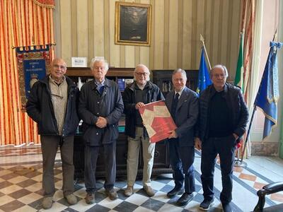Il presidente della Provincia Roberto Valettini incontra una delegazione di Italia Nostra Massa Montignoso