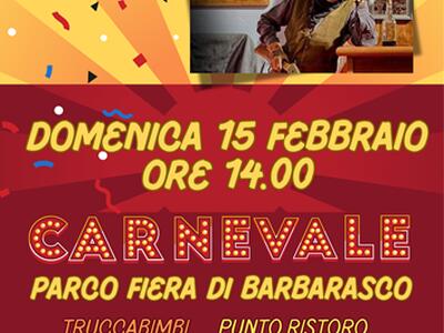 Domenica 15 febbraio il Carnevale di Barbarasco con Spinetti
