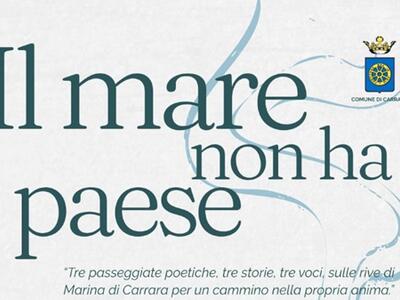 'Il mare non ha paese': tutto esaurito anche per la nuova passeggiata poetica organizzata dal Comune di Carrara con protagonista Giuseppe Cederna il 19 settembre