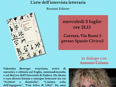 L’arte dell’intervista letteraria di Valentina Berengo