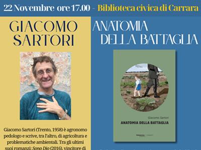 Giacomo Sartori ospite della rassegna &quot;Il pensier lib(e)ro&quot; di Associazione Qulture il 22 novembre
