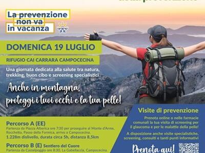 A Campocecina il 19 luglio torna la Mangialonga della Prevenzione: trekking, gusto e salute in una giornata aperta a tutti