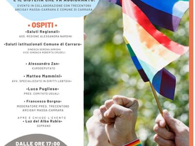 'Uguali davvero? Se i diritti non si trovano è il sistema che va aggiornato'   Dibattito in piazza Gramsci per la Giornata Internazionale contro l'omofobia, la bifobia e la transfobia