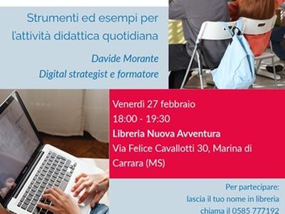 Intelligenza artificiale in classe: spunti pratici per insegnanti. Incontro alla libreria Nuova Avventura di Marina il 27 febbraio