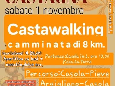Castawalk: torna il 1° novembre a Casola in Lunigiana la tradizionale mondinata