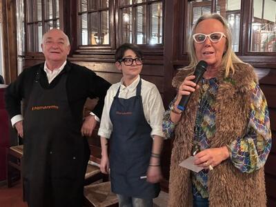 Cucina massese e vini siciliani: funziona il binomio dei piatti de Il Fornaretto con i vini Assuli proposto dalla cena della Delegazione Apuana dell'Accademia Italiana della Cucina