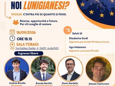 Territori ed Europa: i Giovani Democratici della Lunigiana organizzano un incontro ad Aulla