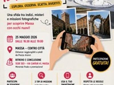 "Cattura il Momento": a Massa una caccia fotografica aperta a tutti  Gli studenti della SED organizzano un pomeriggio tra creatività, gioco e scoperta del territorio