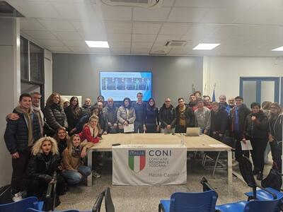 Grande successo per  il corso istruttori organizzato dalla Scuola Regionale dello Sport del CONI