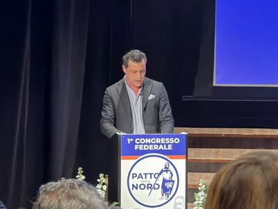 Patto per il Nord: gazebo ad Aulla su sicurezza e federalismo. Presente l'Onorevole Paolo Grimoldi