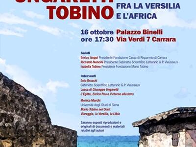 Pea, Ungaretti, Tobino: tre autori, un unico dialogo. Viaggio letterario a Palazzo Binelli di Carrara