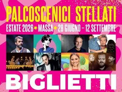 Tutto pronto a Massa per Palcoscenici Stellati: Luca Argentero, Paolo Ruffini, Stefano Fresi, Cesare Bocci, Carolina Benvenga sul palco