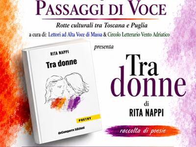 Dall’archetipo di Saffo all’urlo di Anne Sexton: Rita Nappi presenta la raccolta candidata allo Strega Poesia “Tra Donne”, il 29 maggio a Palazzo Binelli