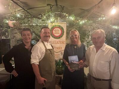 Sapori d’autunno esaltati nella cena conviviale della Delegazione Apuana di Accademia Italiana della Cucina al Cortiletto Bistrot di Massa