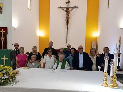 Festa della Madonna Pellegrina a Cervara: sei coppie hanno festeggiato le nozze d'oro