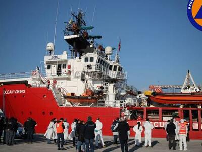 In arrivo il 16 giugno al porto di Carrara 70 migranti a bordo della Ocean Viking