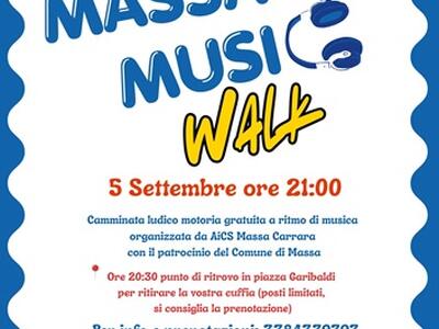 Arriva il 5 settembre la 1^ edizione di Massa Music Walk: la passeggiata con le cuffie a tempo di musica