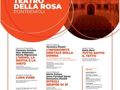 Al via da domenica 23 novembre la stagione 2025/26 del Teatro della Rosa di Pontremoli