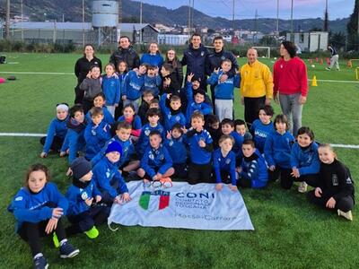 Grande partecipazione all'incontro dei Centri CONI alla Perticata Calcio
