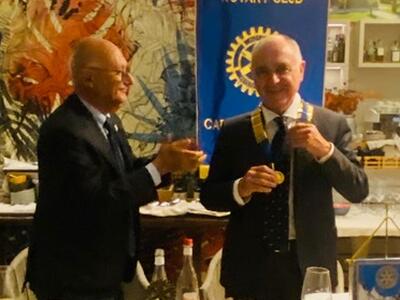 Passaggio della campana al Rotary Club di Carrara e Massa: Alberto Conti succede ad Andrea Del Veneziano