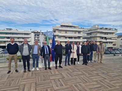 Servizio di primo soccorso nel porto di Marina di Carrara
