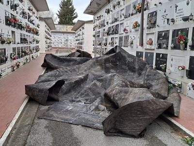 Danni al cimitero di Turigliano per il forte vento: chiusura temporanea e lavori di ripristino. Domenica la riapertura.