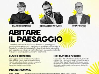 MetaMorfosi - Abitare il Paesaggio Ciclo di incontri curati da Luca Molinari e Platform Architettura & Design