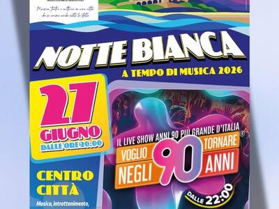 il 27 giugno a Massa c'è La Notte Bianca