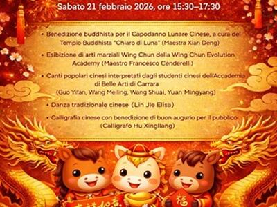 A Carrara il Capodanno cinese voluto dall'assessorato alla cultura per rafforzare inclusività e mutietnicità