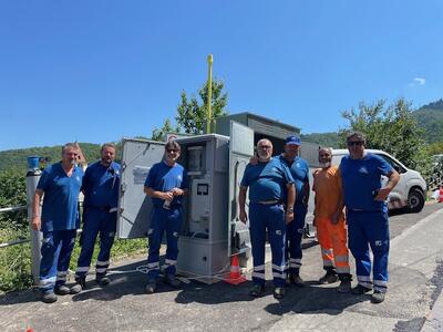 Italgas porta il metano in località Torrano nel comune di Pontremoli