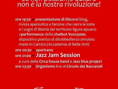 Presentazione della chat bot Vox25000 di Accademia Belle Arti di Carrara al Teatro di Terra il 20 febbraio