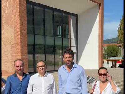 Massa, una rivoluzione culturale alle porte. Grazie ai progetti voluti dall'amministrazione Sopralluogo dell'onorevole Andrea Barabotti e del sindaco Francesco Persiani sui cantieri PNRR in fase di ultimazione