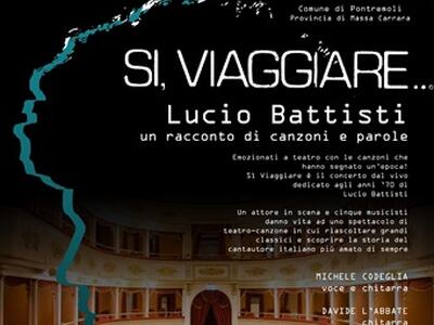 "Si, viaggiare… Lucio Battisti" un racconto di canzoni e parole a Pontremoli venerdì 17 aprile