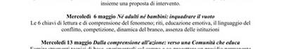 SpazioAlberica: "Né adulti né bambini". A Carrara si rompe il silenzio sulla violenza giovanile, mercoledì 6 e 13 maggio