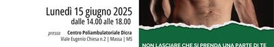 Progetto testicolo ANT: visite specializzate il 15 giugno a Massa