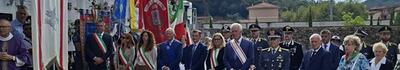 Cerimonia per l'82° anniversario della strage di Bergiola Foscalina: presenti tutte le istituzioni