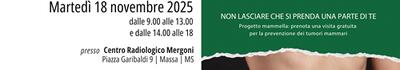 Progetto Mammella Under 45 di Fondazione ANT Franco Pannuti ETS Visite gratuite per la prevenzione dei tumori mammari