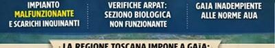 Scandalo depuratore Fosdinovo: guasto ignorato per sette mesi e diffida della Regione.