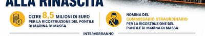 Ricostruzione pontile di Marina di Massa, conferenza stampa sabato 2 maggio