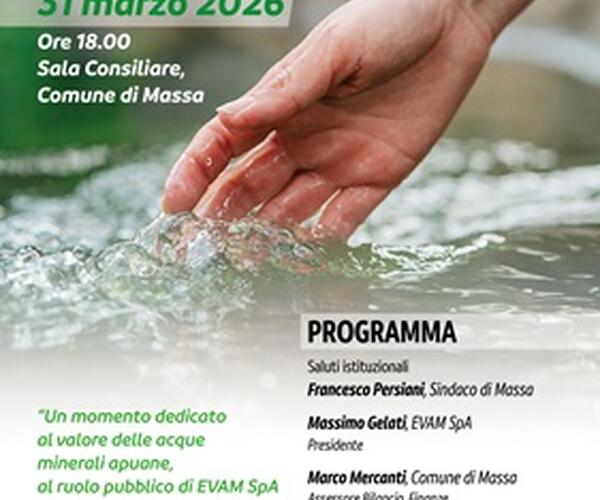 Aumento di capitale di 750 mila euro dal comune di Massa a Evam: risorsa strategica per l'amministrazione quanto emerso nel convegno del 31 marzo