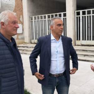 Diego Petrucci e Lorenzo Baruzzo sopralluogo distretto Avenza (2)