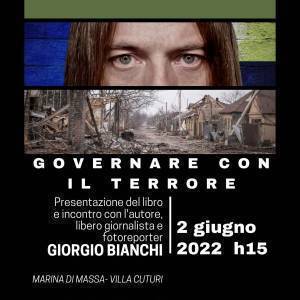 Locandina presentazione Giorgio Bianchi a Marina di Massa
