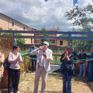 un momento dell'inaugurazione