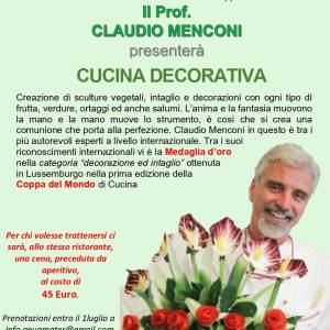 cucina decorativa e cena d'estate