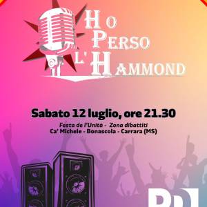 12 luglio Ho perso l'Hammond